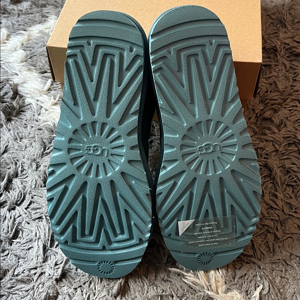 UGG classic ultra mini. Deep ice. Teal. Green. Blue. Womens size 6. New in box. - Picture 6 of 8